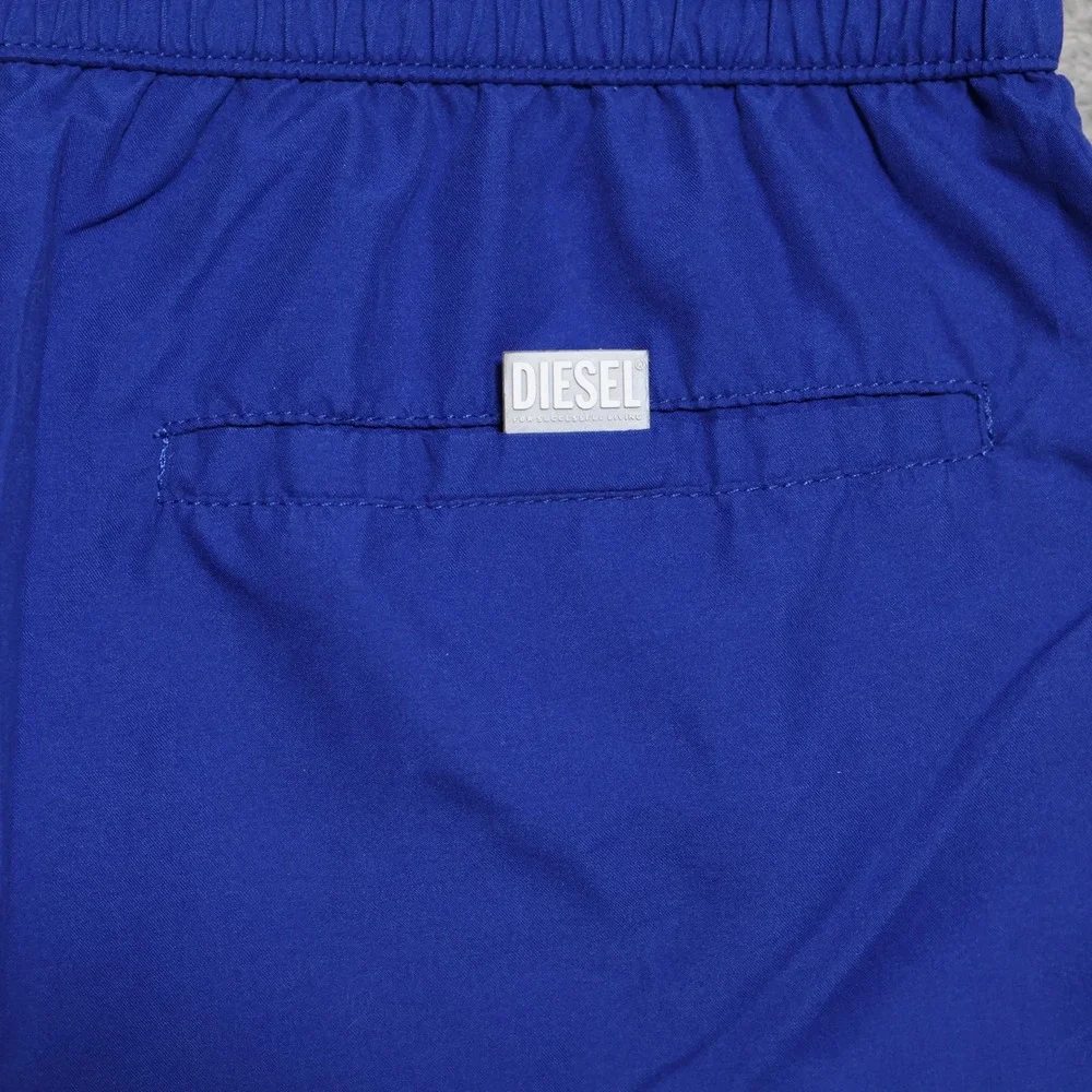 Diesel Swim Shorts Mens Large Blue Beach Only The Brave Mohawk Casual Trunks